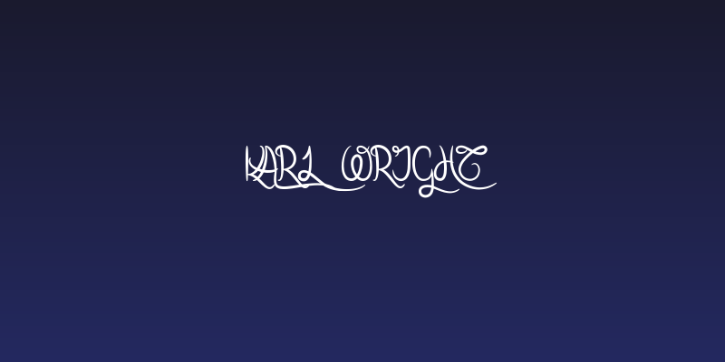 Karl Wright Social Header