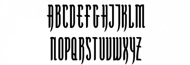 KarlKrausCondensed Шрифта ВЕРХНИЙ