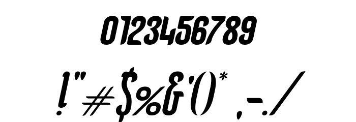 KarlKrausOblique Font OTHER CHARS