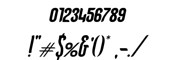KarlKrausSansOblique Font OTHER CHARS