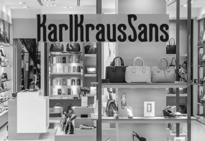 KarlKrausSans Font examples