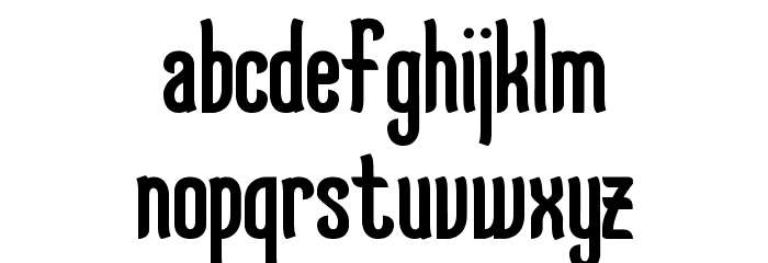 KarlKrausSans Font LOWERCASE