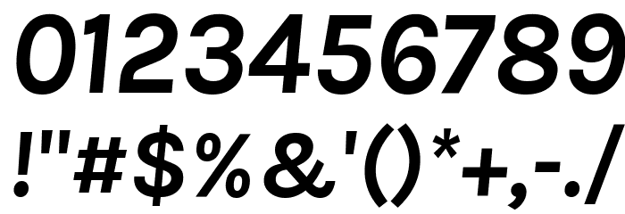 Karla Bold Italic Font OTHER CHARS