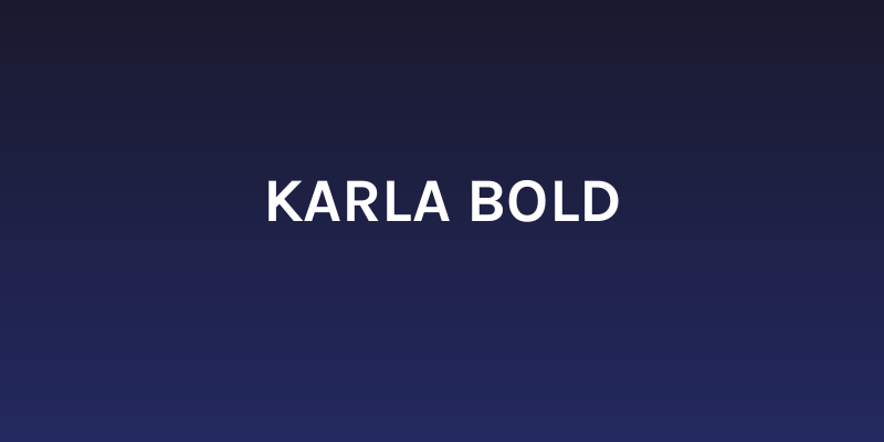 Karla Bold Social Header