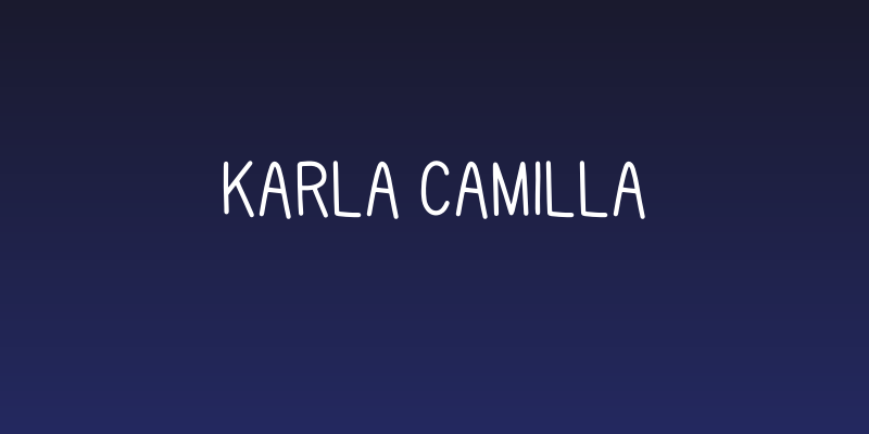 Karla Camilla Social Header