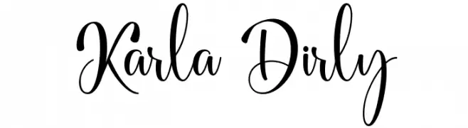 Karla Dirly  Frei Schriftart Herunterladen