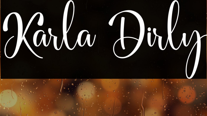 Karla Dirly Example 3