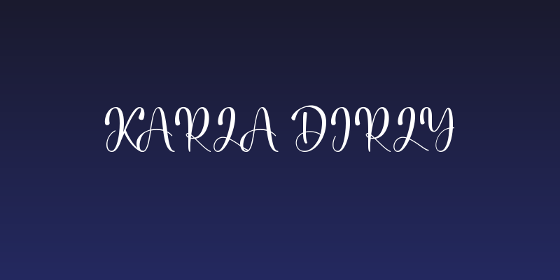 Karla Dirly Social Header