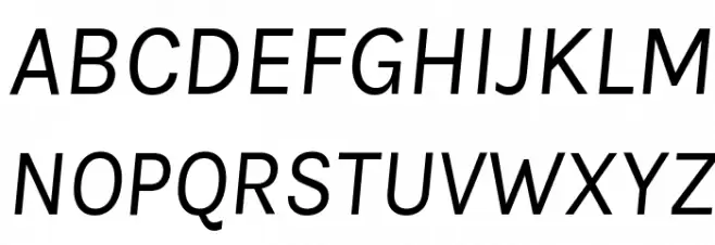 Karla Italic フォント 大文字