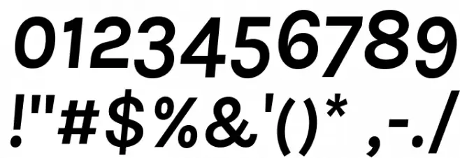 Karla Tamil Bold Inclined Font OTHER CHARS