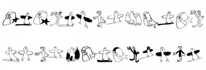KarlasBats Font UPPERCASE