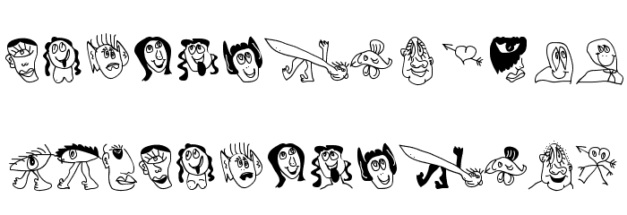 KarlasInterpreted Font LOWERCASE