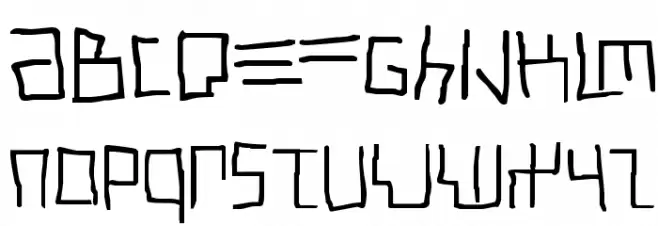 KarlasMiszellen خط أحرف صغيرة