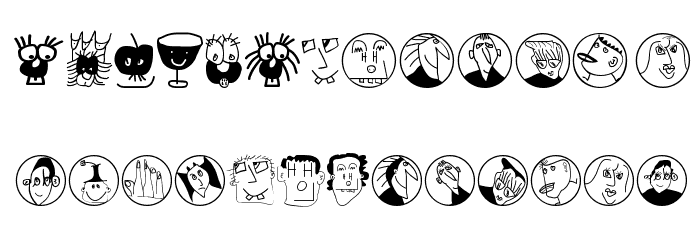 KarlasNrThree Font LOWERCASE