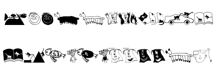KarlasUndOpas Font LOWERCASE