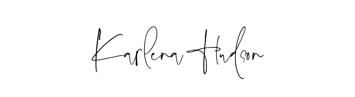 Karlena Hudson  Frei Schriftart Herunterladen
