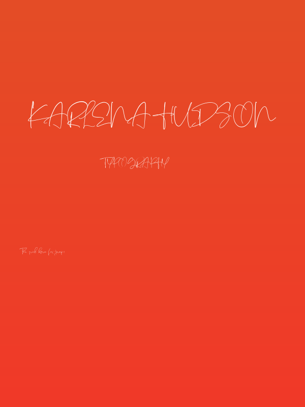 Karlena Hudson Poster