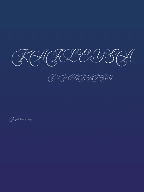 Karleysa Poster