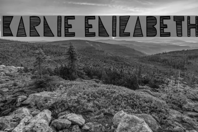 Karlie Elizabeth Font examples