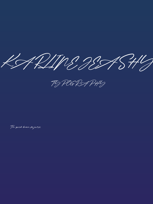 Karline Jeashy Poster