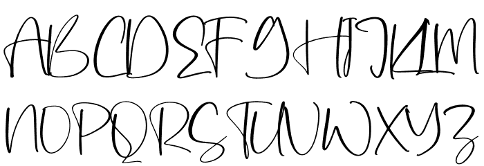 Karlissta フォント 大文字
