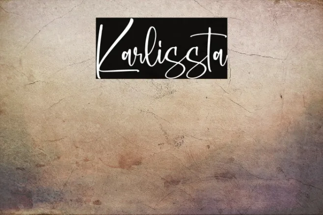 Karlissta Example 1