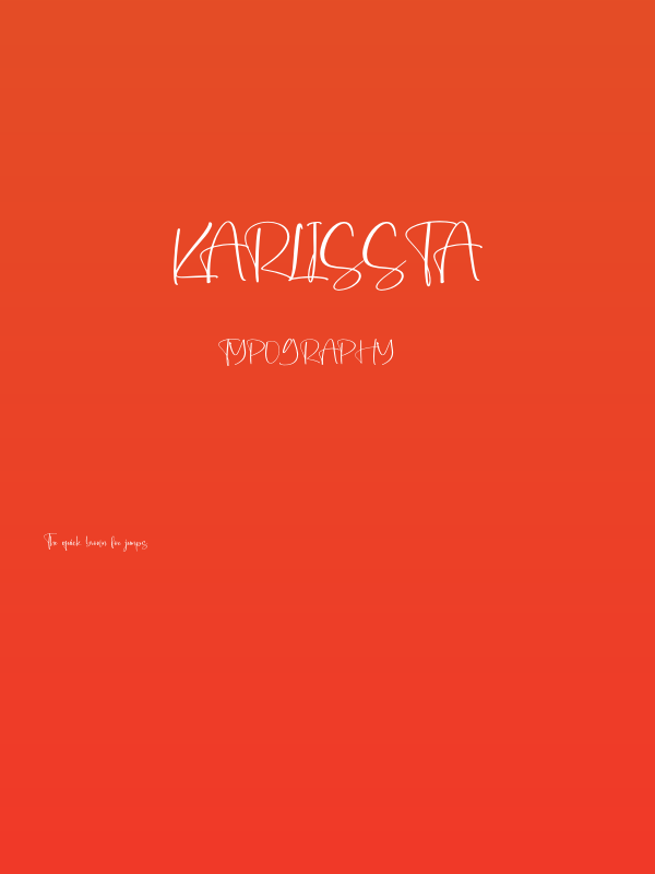 Karlissta Poster