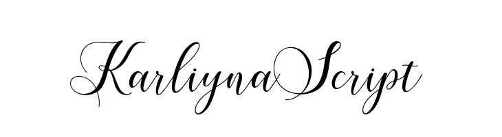 KarliynaScript  Frei Schriftart Herunterladen