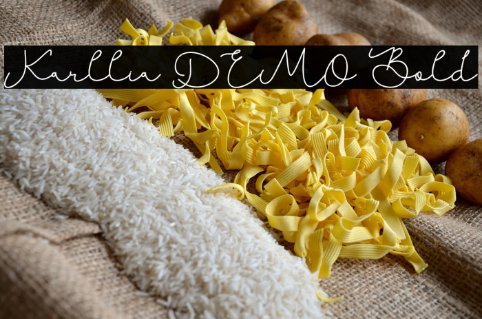 Karllia DEMO Bold Example 3