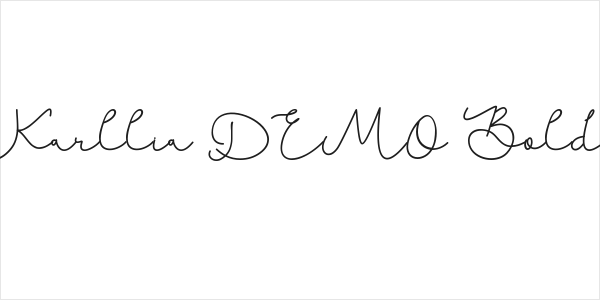 Karllia DEMO Bold Logo