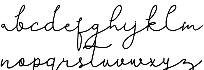 Karllia DEMO Bold Font LOWERCASE