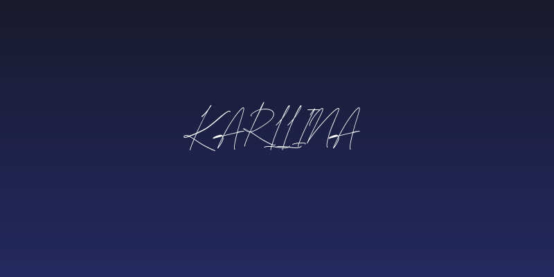 Karllina Social Header