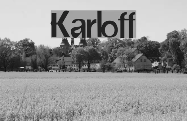 Karloff Font examples