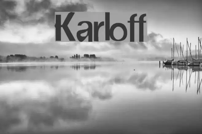 Karloff Font examples