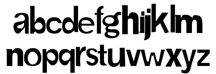 Karloff Font LOWERCASE