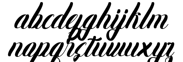 Karlote Font LOWERCASE