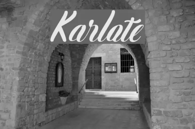 Karlote Font examples