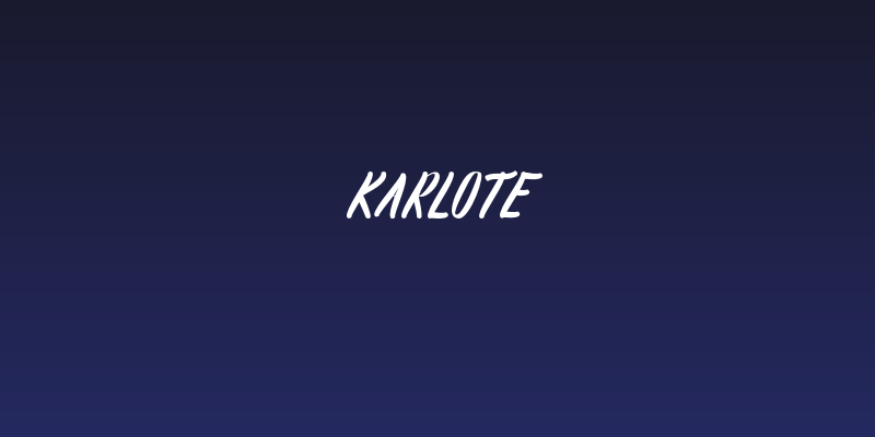 Karlote Social Header