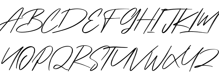 Karlotus Font UPPERCASE