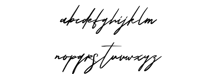 Karlotus Font LOWERCASE