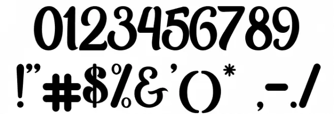 Karltown Font OTHER CHARS