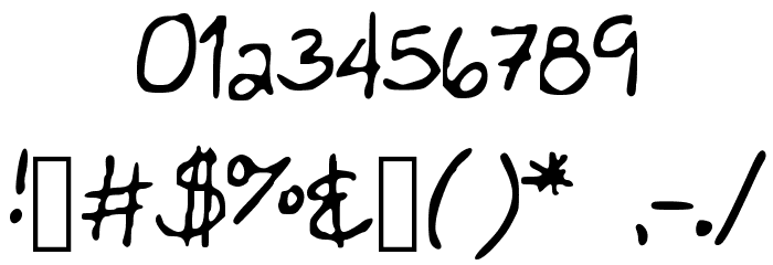 Karly_s_Alt Font OTHER CHARS
