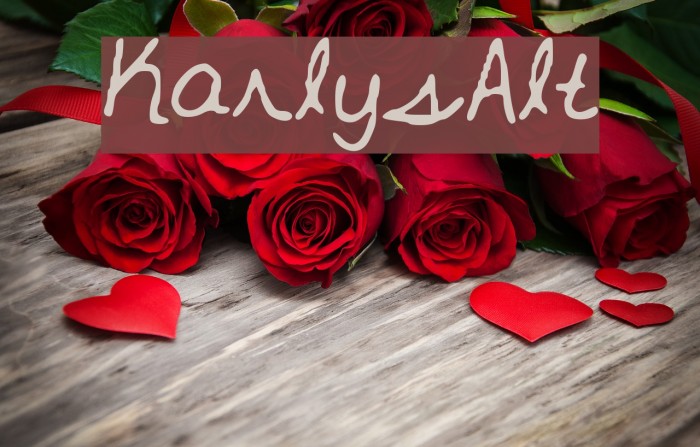 Karly_s_Alt Font examples