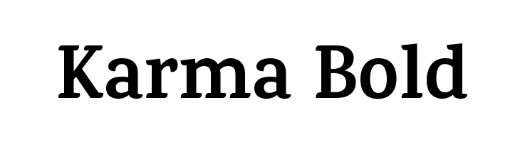 Karma Bold Font