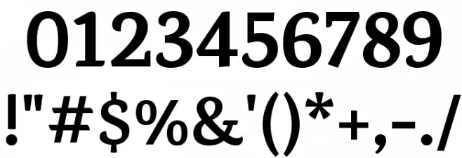 Karma Bold Font OTHER CHARS