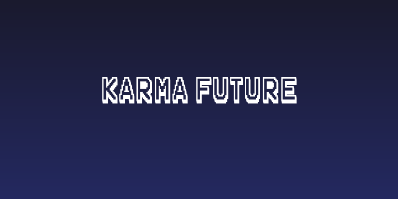 Karma Future Social Header