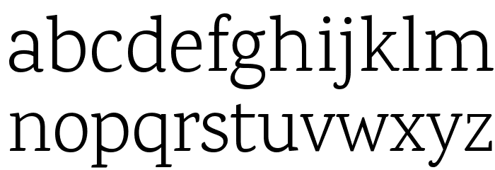Karma Light Font LOWERCASE