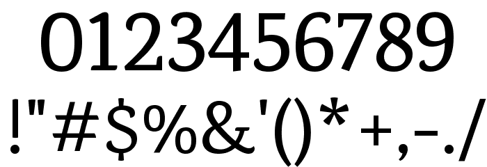 Karma Medium Font OTHER CHARS