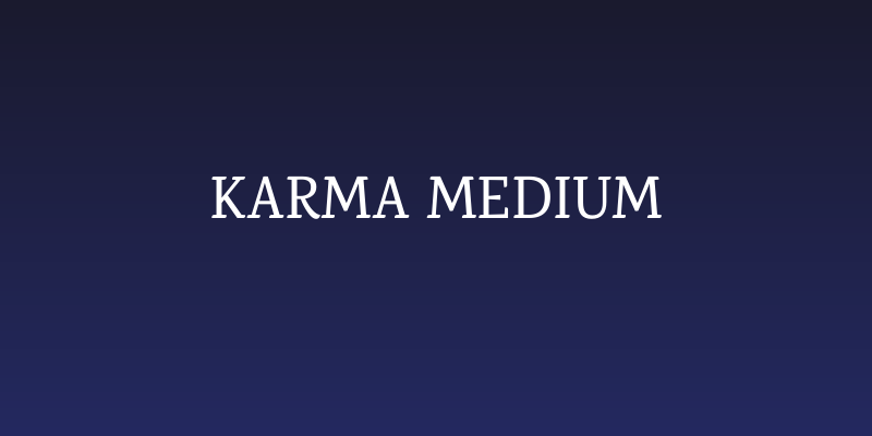Karma Medium Social Header