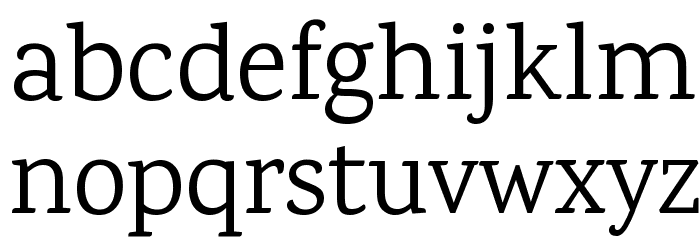Karma Regular Font LOWERCASE